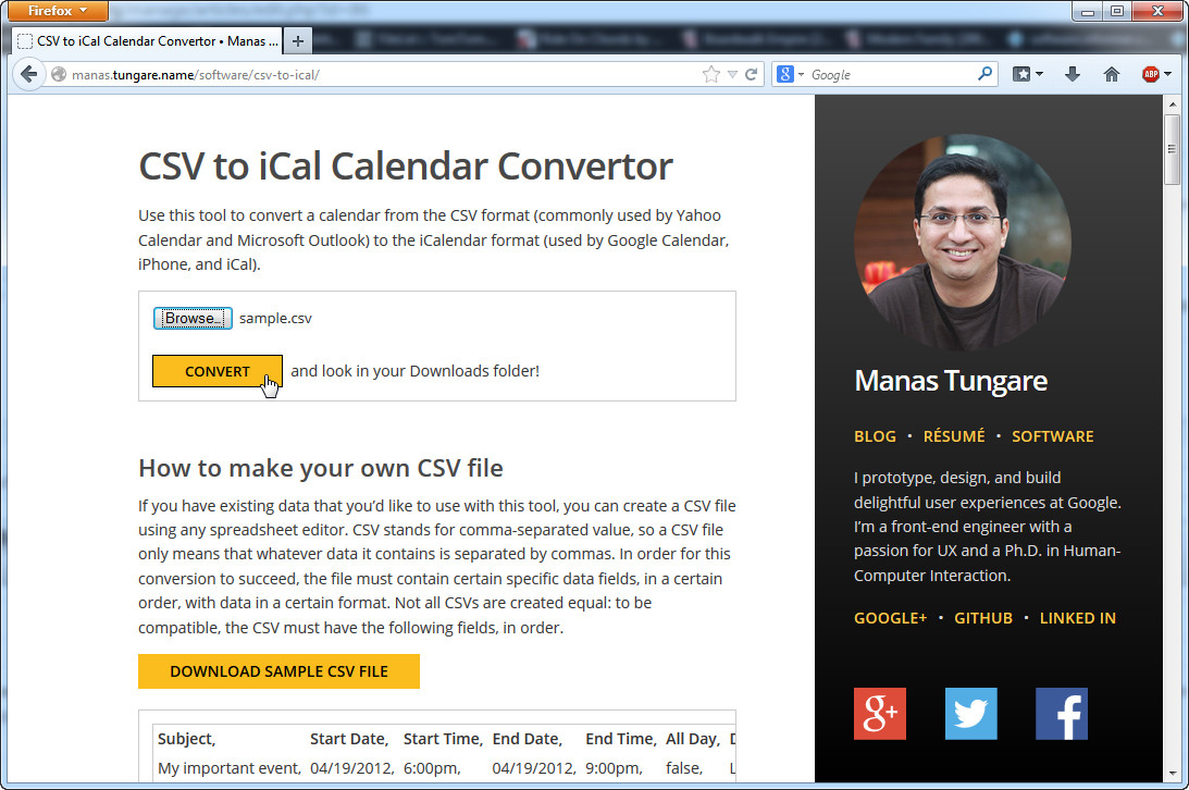 How to Convert Excel to ICS Calendar Files with MS Excel and CSV to