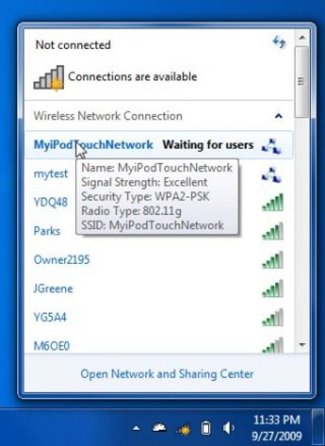 Wireless Network Created