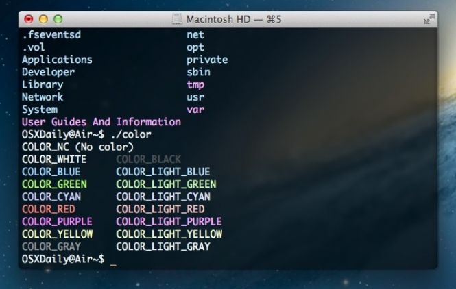 How to change the appearance of OS X Terminal