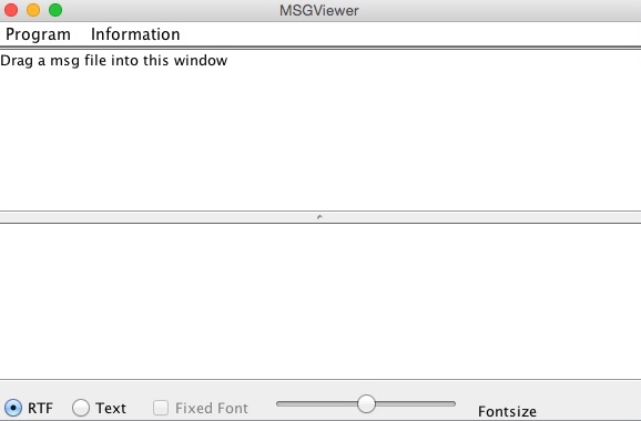 Importing MSG