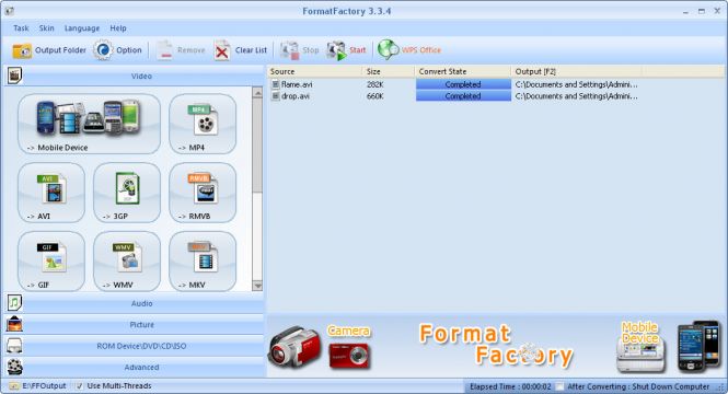 How to convert APE to WMA with FormatFactory