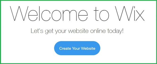 Start Creating Wix Website