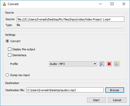 Configuring Output Setting In VLC media player