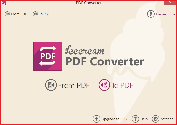 Icecream PDF Converter