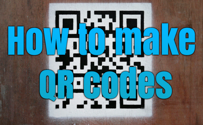 How to make a QR code