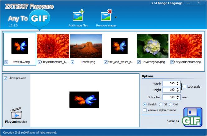 How to convert Animated PNG to GIF on Windows PC