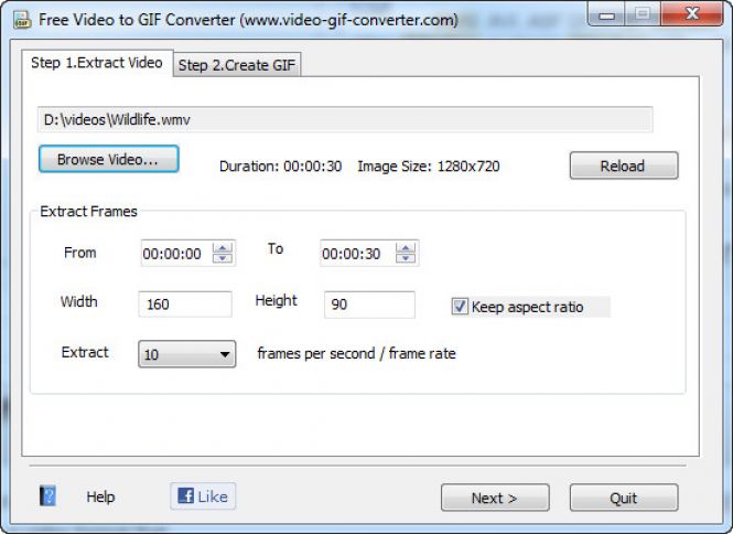 How to Convert WMV to GIF Slideshow With Free Video to GIF Converter